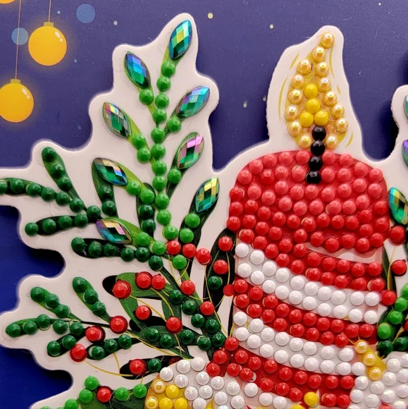 Christmas Candle Card 3D - Picture 4 of 6